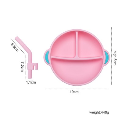 Environmentally Friendly BPA-Free Non-Slip Food Grade Silicone Feeding Baby Suction Bowl