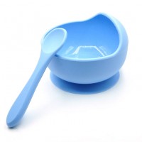 China Manufacturer Diy Handmade Collapsible Bowl Silicone Bowl Set With Spoon