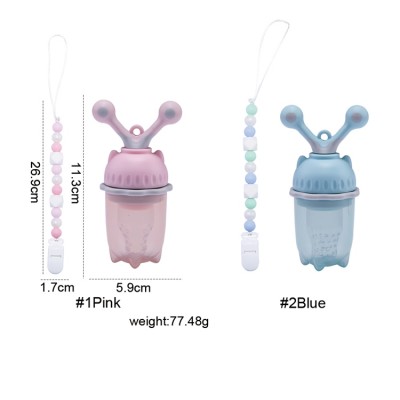 Hot Sale Silicone Baby Fresh Fruit Food Feeder Baby Pacifier Feeder