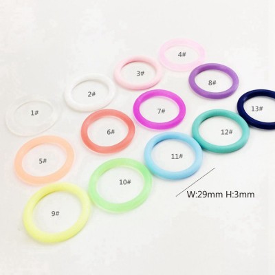 Silicone Baby Pacifier Adapter BPA Free Small Colored Silicone Rubber Round O Ring