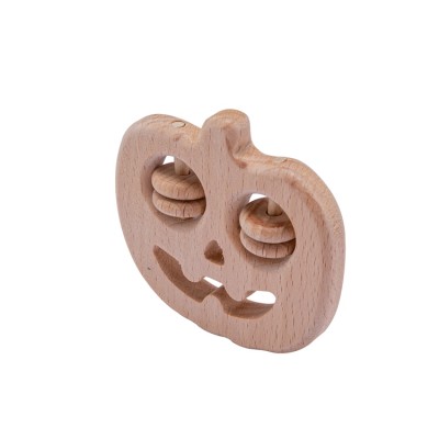 Hot Sale Baby Teeth Toy Rodent Halloween Beech Wood Baby Chewing Teether